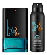 Ficha técnica e caractérísticas do produto Combo Quasar Surf: Des. Colônia + Desodorante Aerosol