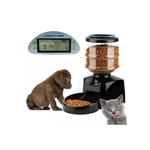Ficha técnica e caractérísticas do produto Comedouro Automático Alimentador Cães Gatos Temporizado com Voz