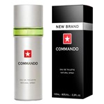 Ficha técnica e caractérísticas do produto Commando For Men 100ml Eau de Toilette Perfume Masculino - New
