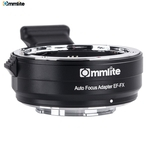 Ficha técnica e caractérísticas do produto Adaptador de montagem Commlite EF-FX Auto Focus Lens Mount Adapter for Canon Fuji Film FX Mirrorless Cameras