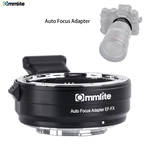 Ficha técnica e caractérísticas do produto Commlite EF-FX Auto Focus Lens Mount Adapter for Canon Fuji Film FX Mirrorless Cameras