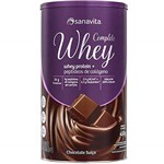 Ficha técnica e caractérísticas do produto Complete Whey Sanavita 450g Chocolate Suiço