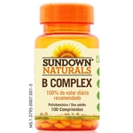 Ficha técnica e caractérísticas do produto Complexo B 100 comprimidos Sundown