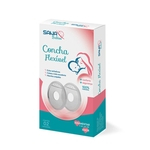 Ficha técnica e caractérísticas do produto Concha Flexível Para Amamentação - Sana Babies