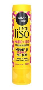 Ficha técnica e caractérísticas do produto Condicionador Meu Liso Muito+liso Amido Milho Salon Line