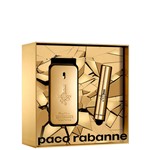 Conjunto 1 Million Double Paco Rabanne Masculino - Eau de Toilette 50ml + Travel Size 10ml