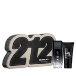 Ficha técnica e caractérísticas do produto Conjunto 212 VIP Black Box Carolina Herrera Masculino - Eau de Parfum 100ml + Gel de Banho 100ml