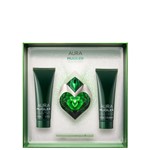 Conjunto Aura Mugler Feminino - Eau de Parfum 30ml + Loção Corporal 50ml + Gel de Banho 50ml