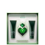 Ficha técnica e caractérísticas do produto Conjunto Aura Mugler Feminino - Eau de Parfum 30ml + Loção Corporal 50ml + Gel de Banho 50ml