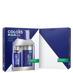 Ficha técnica e caractérísticas do produto Conjunto Colors Man Blue Deo Benetton Masculino - Eau de Toilette 100ml + Desodorante 150ml