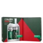Ficha técnica e caractérísticas do produto Conjunto Colors Man Green Duo Benetton Masculino - Eau de Toilette 100ml + Desodorante 150ml