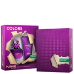 Ficha técnica e caractérísticas do produto Conjunto Colors Purple Benetton Feminino - Eau de Toilette 80ml + Loção Corporal 75ml