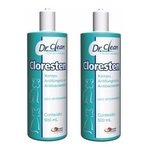 Ficha técnica e caractérísticas do produto Conjunto Com 2 Shampoos Dr Clean Cloresten - Grande 500ml