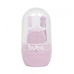 Conjunto de Higiene - Baby com Estojo - 4 Peças - Rosa - Buba