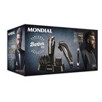Ficha técnica e caractérísticas do produto Conjunto Especial Mondial Kit Barber KT-72 Preto