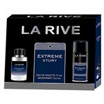 Ficha técnica e caractérísticas do produto Conjunto Extreme Story La Rive Masculino - Eau de Toilette 75ml + Desodorante 150ml