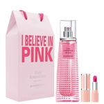Ficha técnica e caractérísticas do produto Conjunto Live Irrésistible Rosy Crush Givenchy Feminino - Eau de Parfum 50ml + Mini Batom Le Rose Perfecto