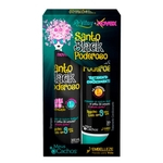 Ficha técnica e caractérísticas do produto Conjunto Novex Meus Cachos Santo Black Poderoso Shampoo + Condicionador - 300ml