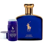 Ficha técnica e caractérísticas do produto Conjunto Polo Blue Gold Blend Ralph Lauren Edp 125ml + Desodorante Stick 75ml - Boutique dos Perfumes