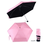Ficha técnica e caractérísticas do produto Consideravelmente Mini 6-costela Folding Umbrella Anti-UV Sun / Chuva Windproof Compact presente do guarda-chuva guarda-chuva dobrável