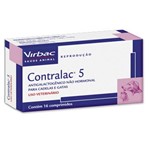 Ficha técnica e caractérísticas do produto Contralac 5mg com 16 Comprimidos - Virbac