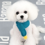 Ficha técnica e caractérísticas do produto Contraste Aqueça o lenço de cor com Plush bola para o desgaste de estimação do cão Teddy
