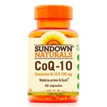 Ficha técnica e caractérísticas do produto CoQ-10 Coenzima Q-10 (100mg) 40 Cápsulas - Sundown