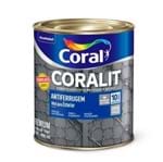 Ficha técnica e caractérísticas do produto Coral Coralit Antiferrugem Ferrolack 0,9 Litros Cinza