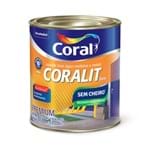 Ficha técnica e caractérísticas do produto Coral Coralit Secagem Rápida Zero Odor Acetinado 0,9 Litro Branco