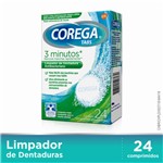 Ficha técnica e caractérísticas do produto Corega Tabs Limpador de Dentaduras 24 Pastilhas