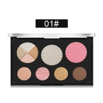 Ficha técnica e caractérísticas do produto Cores 8 Paleta de Sombras Glitter Eyeshadow Matte Shimmer Maquiagem Kit
