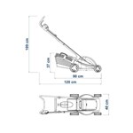 Ficha técnica e caractérísticas do produto Cortador de Grama Elétrico CE35P 1300W 110V - Tramontina