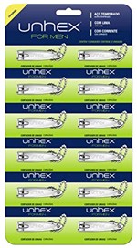 Ficha técnica e caractérísticas do produto Cortador de Unhas Unhex 12 Unid. com Corrente