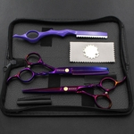Ficha técnica e caractérísticas do produto Corte de cabelo profissional cabelo Scissor Tesoura cabeleireiro Tesoura Kit Cabelo Liso tesoura diluindo Barber Salon