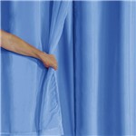 Ficha técnica e caractérísticas do produto Cortina Blackout PVC com Tecido Voil 2,00 M X 1,40 M Azul - Casa Chic Enxovais