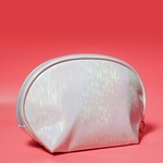 Ficha técnica e caractérísticas do produto Cosmetic Waterproof Maquiagem saco de armazenamento de prata Cosmetic Bag Non-toxic Bag