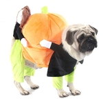 Ficha técnica e caractérísticas do produto Costume Dog abóbora animal de estimação do Dia das Bruxas Cosplay roupas engraçadas para o cão pequeno