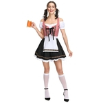 Ficha técnica e caractérísticas do produto Costume Vestido Mulheres Oktoberfest Estilo Moda Maid Beer Festival Vestido Suit (quente)