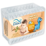 Cotonetes Baby Pote Enlace 12 Embalagens com 50 Unidades