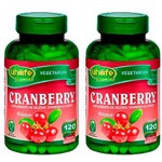 Cranberry 500mg - 2 Un de 120 Cápsulas - Unilife