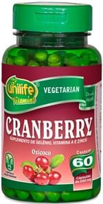 Ficha técnica e caractérísticas do produto Cranberry Oxicoco Unilife 60 Capsulas 500mg