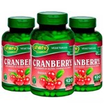 Ficha técnica e caractérísticas do produto Cranberry - 3x 120 Cápsulas - Unilife