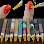 Ficha técnica e caractérísticas do produto Crayon Wax Dotting Pen Pencil Rhinestones Picker DIY Salon Manicure Art Tool