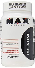 Ficha técnica e caractérísticas do produto Creatine - 120 Cápsulas - Max Titanium, Max Titanium