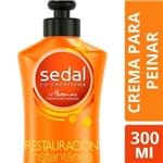 Ficha técnica e caractérísticas do produto Crema para Peinar Sedal SOS Restauración Instantanea 300 Ml