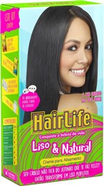 Ficha técnica e caractérísticas do produto Creme Alisante HairLife Liso Natural