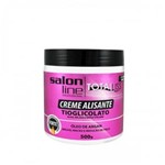 Ficha técnica e caractérísticas do produto Creme Alisante Oléo Argan Forte Pote - Salon Line - 500 GR