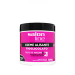 Ficha técnica e caractérísticas do produto Creme Alisante Oléo Argan Médio Pote 500 Gr - Salon Line