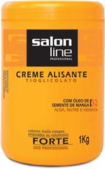 Ficha técnica e caractérísticas do produto Creme Alisante Tioglicolato Forte com Óleo de Semente de Manga 1Kg - Salon Line