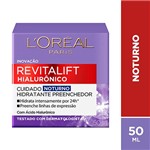 Ficha técnica e caractérísticas do produto Creme Anti-idade L'Oréal Paris - Revitalift Hialurônico Noturno - 49ml